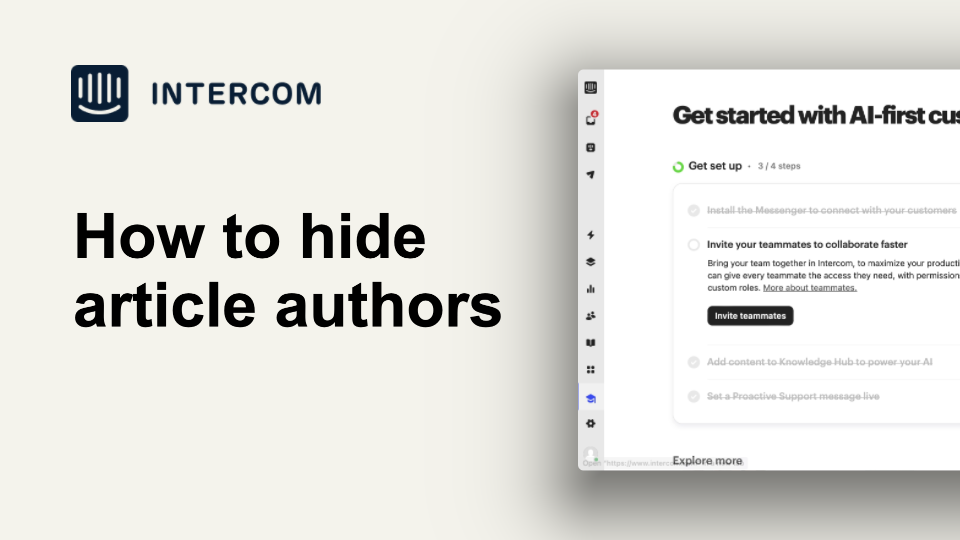 How to Hide Article Authors
