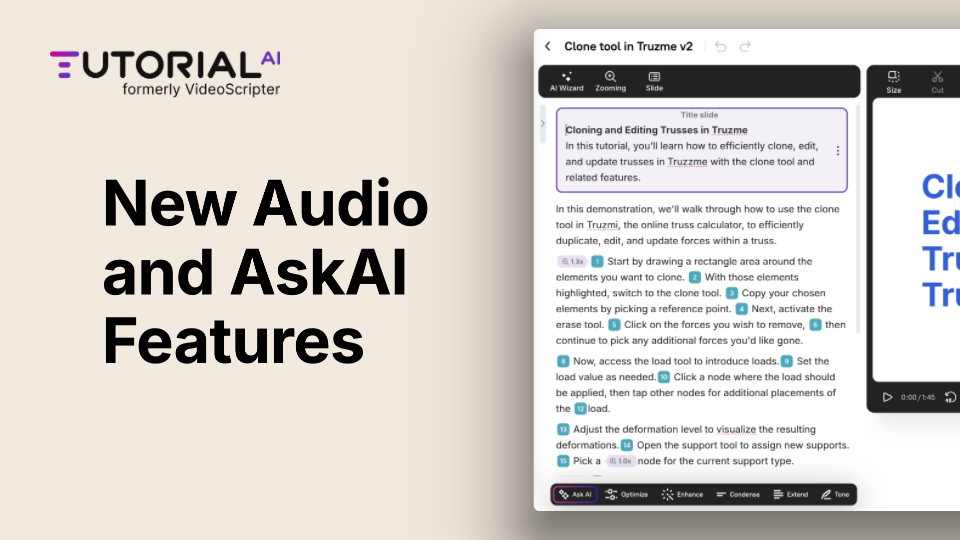 Introducing New Audio and AskAI Features in TutorialAI
