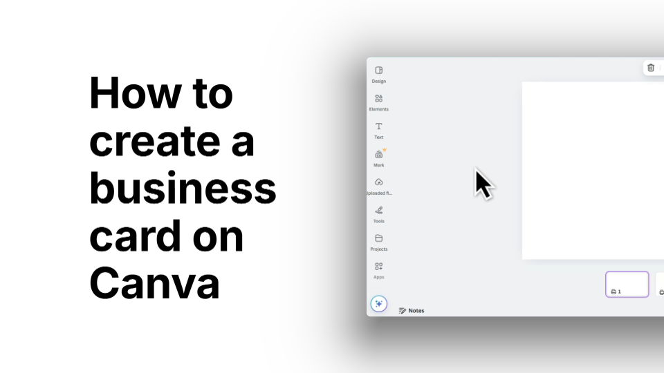 How to Create a Business Card on Canva