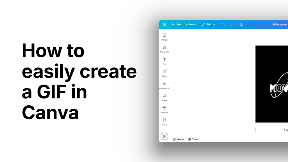 How to Easily Create a GIF in Canva