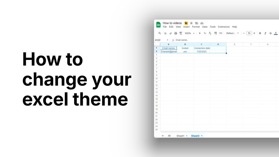 How to Change Your Excel Theme