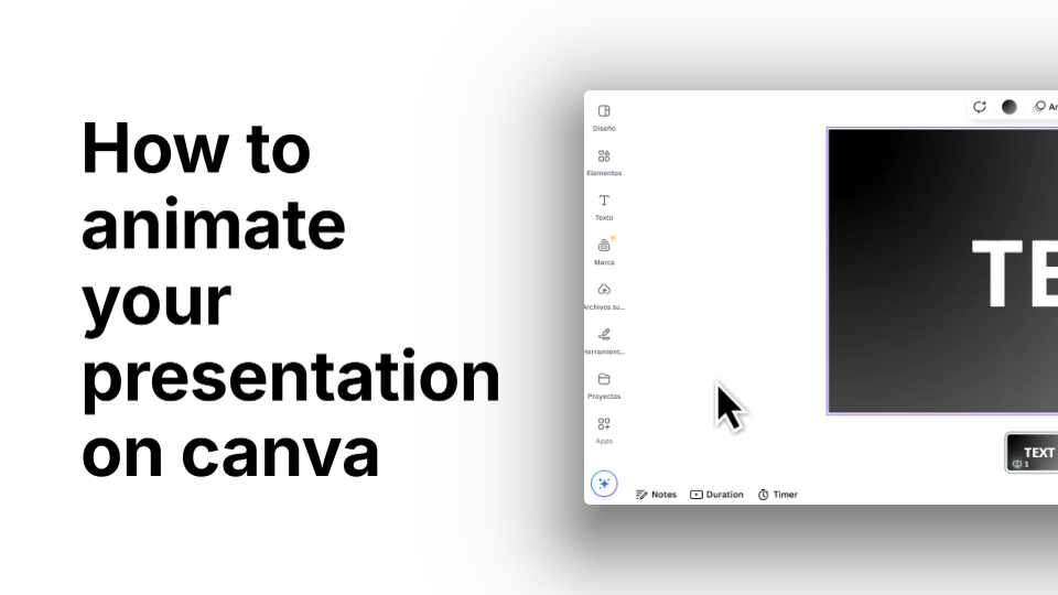 How to Animate Your Presentation on Canva