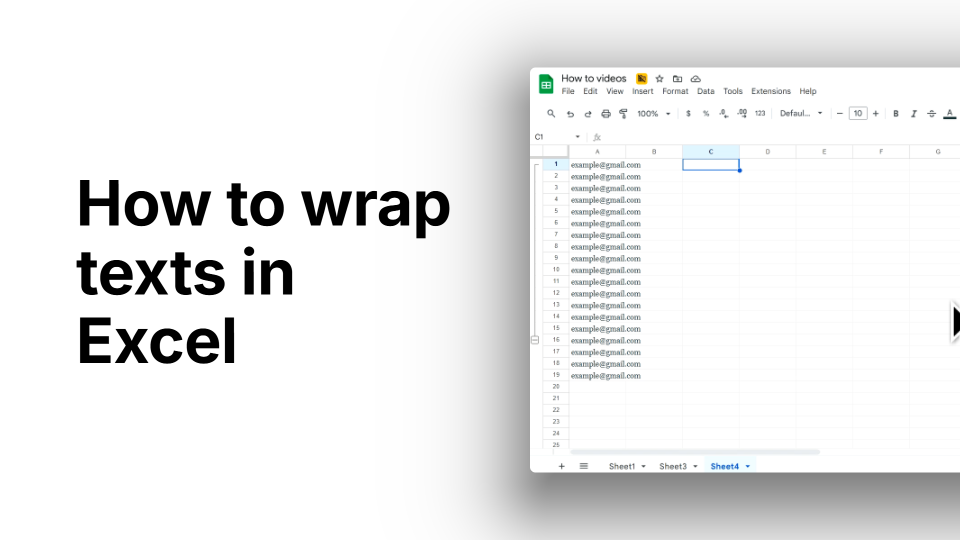 How to Wrap Text in Excel