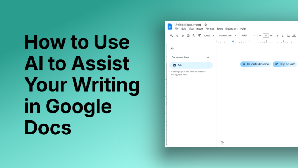 How to Use AI to Assist Your Writing in Google Docs
