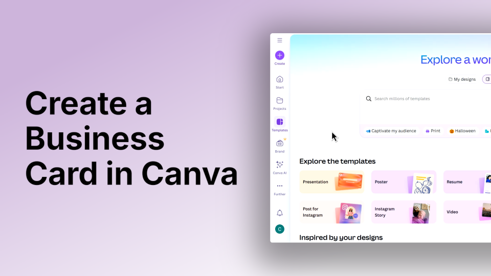 How to Make a Business Card on Canva