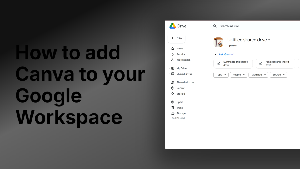 How to Add Canva to Your Google Workspace