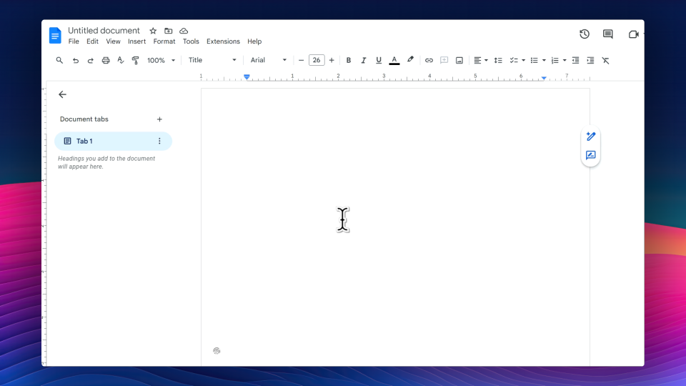 How to Use the Tab Feature in Google Docs